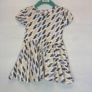 Dotdotsmile Dress Size 6/12 Months Lighting Bolt Print New With Tags